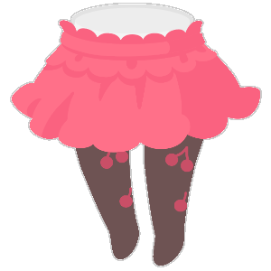 Sugar Sweets Cherry Red Skirt