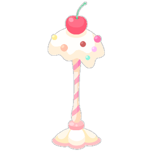 Sugar Sweet Frosted Cherry Lamp