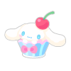 Sweet Cherry Cup Cinnamoroll Plushie S