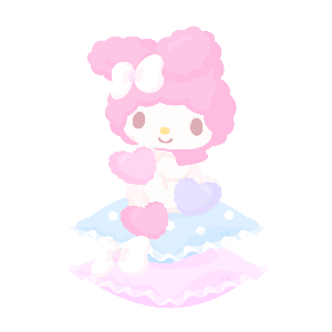 Fancy Fluffy My Melody Doll Flower