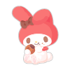 Bakery Anpan My Melody Plushie L