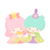 Ohina-sama Dress Up Kiki & Lala Plushie M