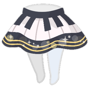 Broadway Baby Piano Skirt