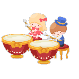 Kiki & Lala Broadway Timpani