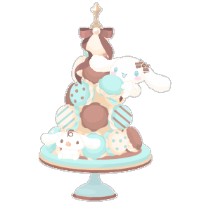 Cinnamoroll&Milk Macaron Tower