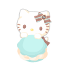 Mint Macaron Hello Kitty Plushie M