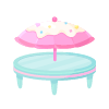 Colorful Sprinkles Parasol Table