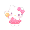 Enjov Some Ice Cream Hello Kitty Plushie M