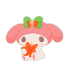 Tiny Autumn Leaf My Melody Plushie S