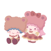 Lolita Bear Kiki & Lala Plushie L