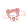 Lolita Bear Cinnamoroll Plushie XL