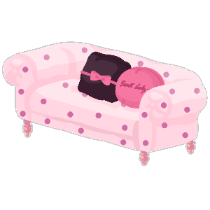 City Night Strawberry Dot Sofa