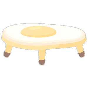 Soft Fried Egg Table