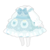 Soft Blue Chaton Dress