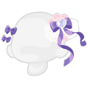 Violet Ribbon Candy Hairpin