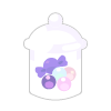 Violet Candy Bottle