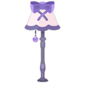 Violet Ribbon Bonbon Lamp