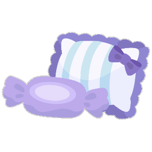 Violet Candy Cushion