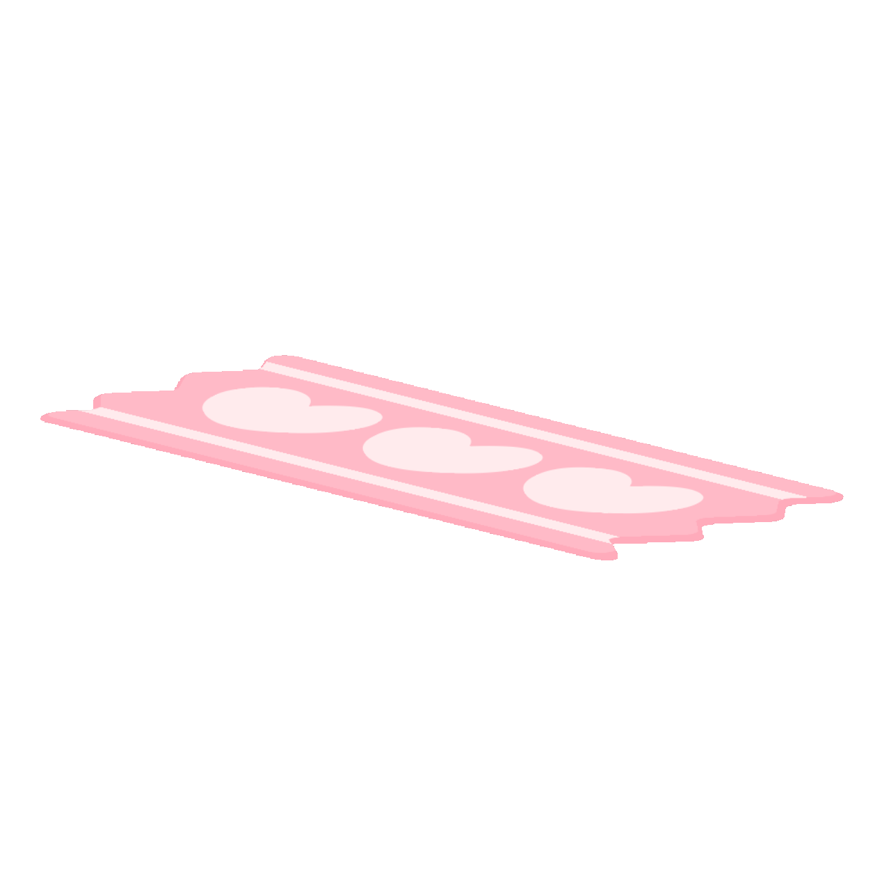 Pink Masking Tape Rug