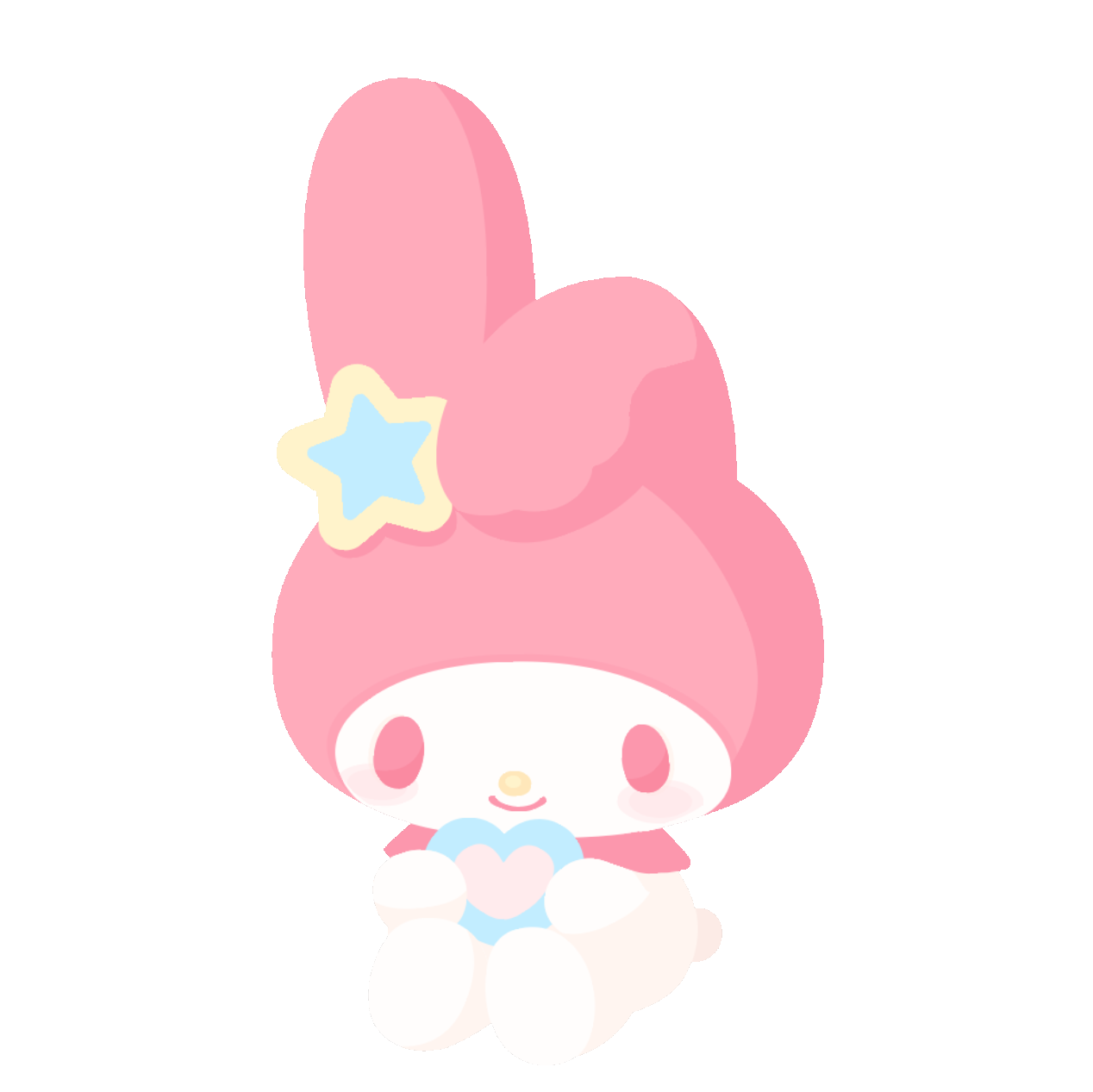 With a Heart Sticker My Melody Plushie S