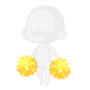 Energetic Cheerleading Pom Pom