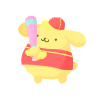 Spinning the Baseball Bat Pompompurin