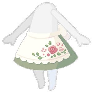 Embroidered Apron Skirt