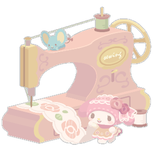 My Melody Vintage Sewing Machine