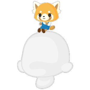 Serious Seated Aggretsuko