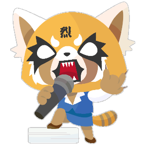 Death Metal Aggretsuko Plushie XL