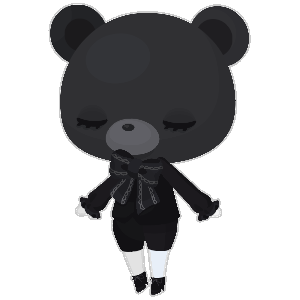 Childhood Friend Black Teddy Bear