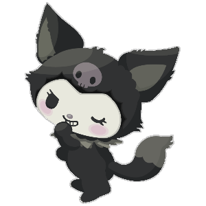 Furball Werewolf Kuromi Plushie XL