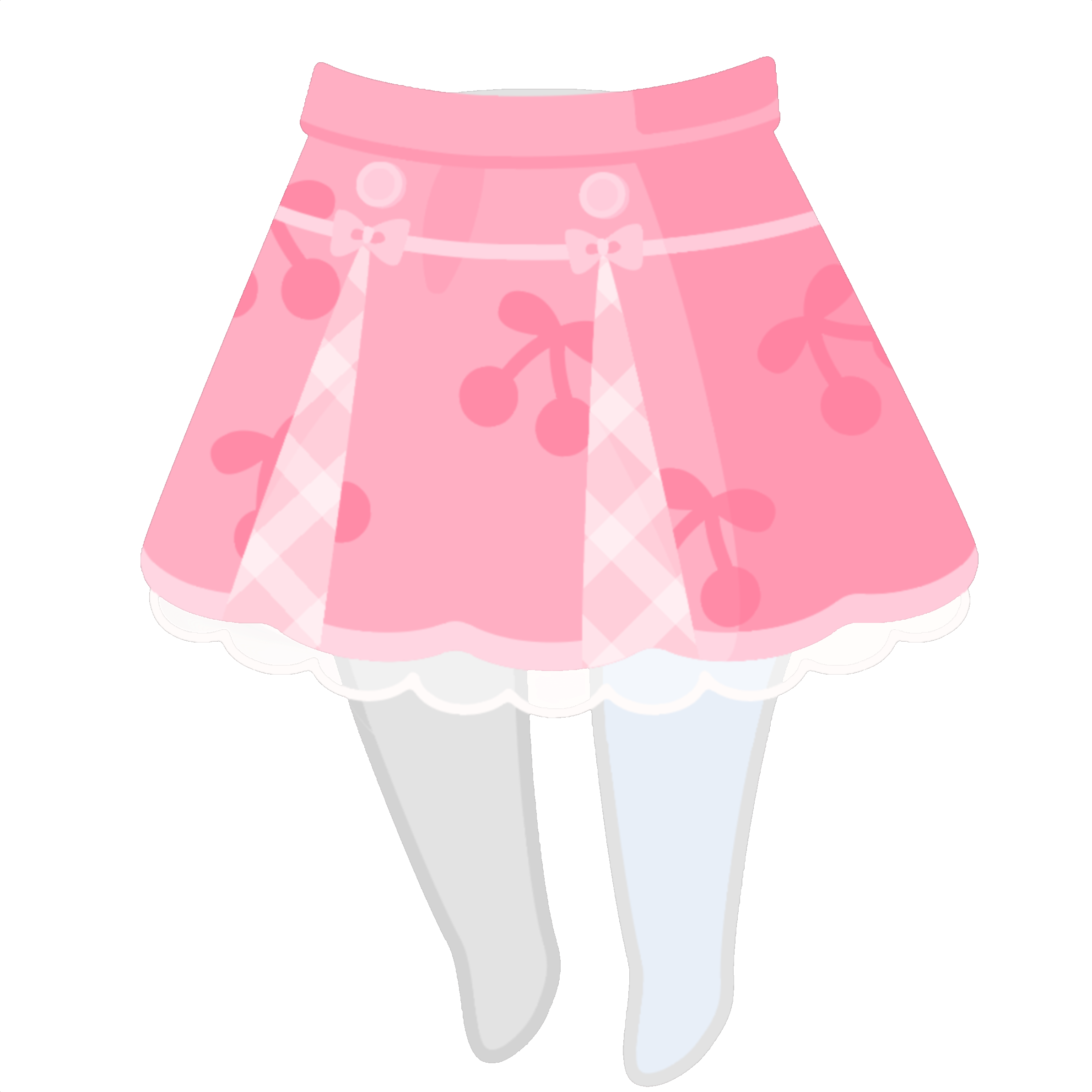 Girly Cherry Skirt