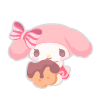 With Melting Choco My Melody Plushie S