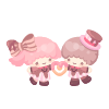 Berry Pretzel Kiki & Lala Plushie L