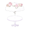 Rambling Rose Parasol Table