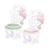 Rambling Rose Antique Chair Set