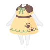 Pompompurin's Footprints on the Dress