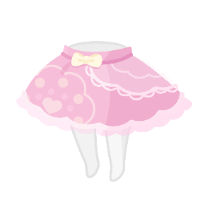 Sweet Pink Fluffy Skirt