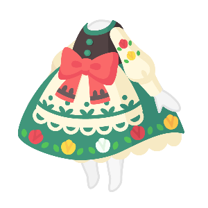 Nostalgic Tulip Dress