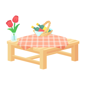 Tulip Village Garden Table