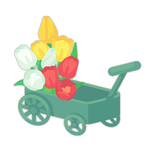 Rickety Tulip Wagon