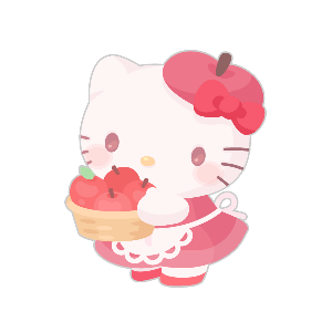 Apple Harvest Hello Kitty♪