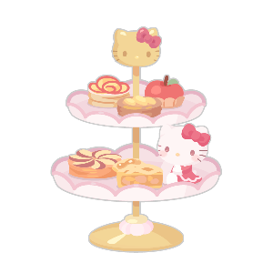 Apple Teatime Sweets Tower