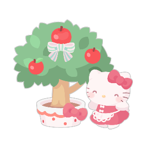 Hello Kitty Apple Tree Flower