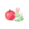 Rolly Apple MARRONCREAM Plushie S