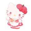 Apple Tea Hello Kitty Plushie XL