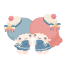 Swallowtail Sailor Kiki and Lala Plushie L