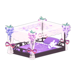 Wisteria Lace Bed