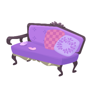 Heartfelt Violet Sofa